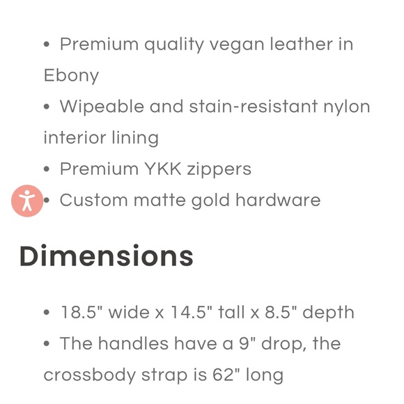 Freshly Picked Ebony Weekender Bag NWT - Picture 13 of 13